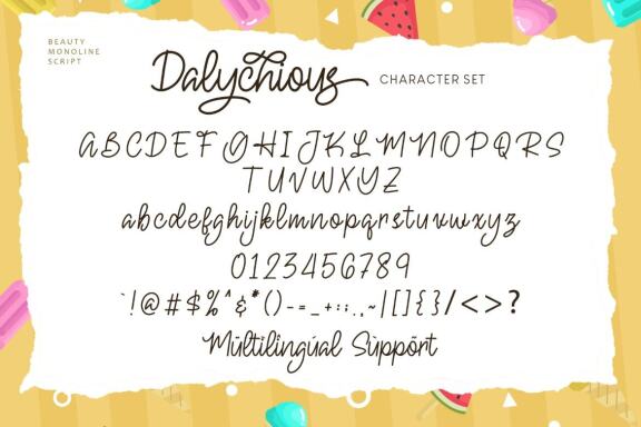 Dalychious – Beauty Monoscript