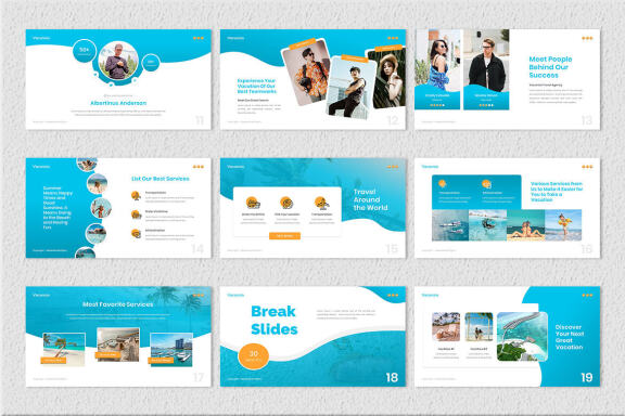 Vacansia - Travel Agency PowerPoint Template