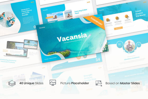 Vacansia - Travel Agency PowerPoint Template