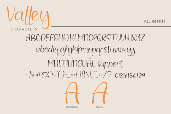 Valley - Beauty Handwritten Font