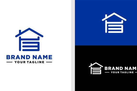 PE LOGO HOME REAL ESTATE SIMPLE EDITABLE