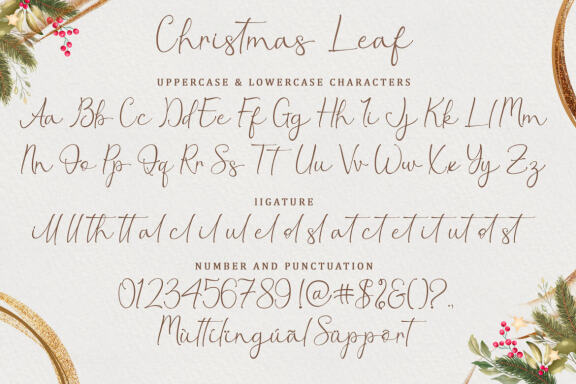 Christmas Leaf