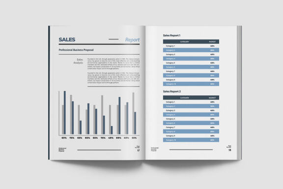 Square Business Proposal Indesign
