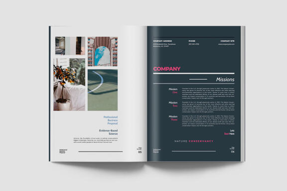 Square Business Proposal Indesign