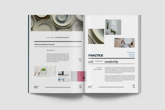 Square Business Proposal Indesign
