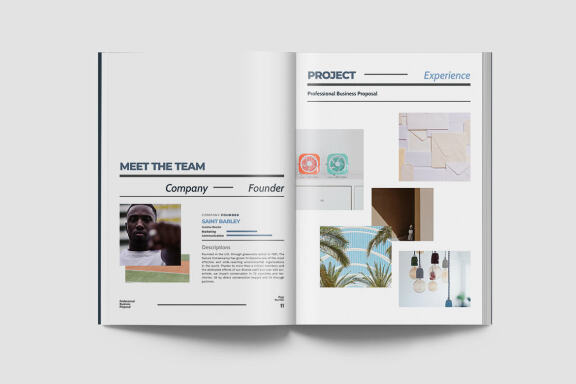 Square Business Proposal Indesign