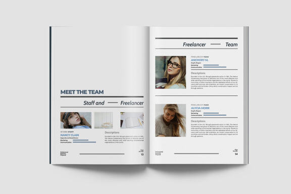 Square Business Proposal Indesign