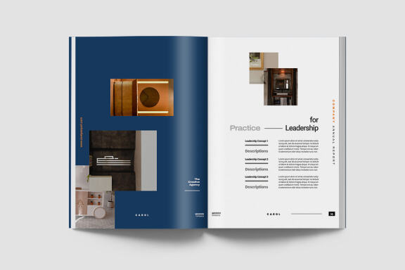  Carol Company Annual Report Indesign