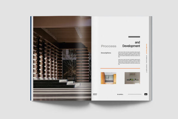  Carol Company Annual Report Indesign