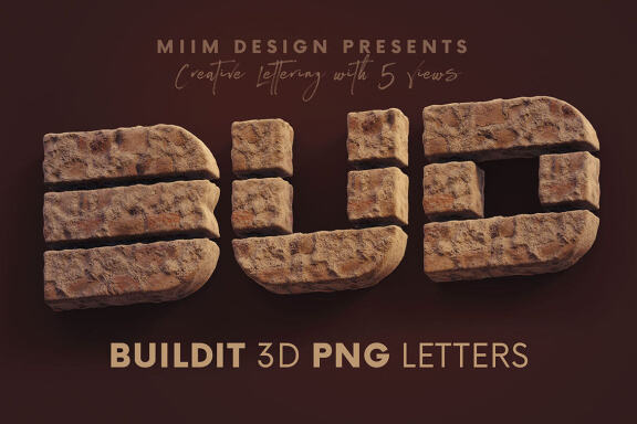 Build It Brick - 3D Lettering