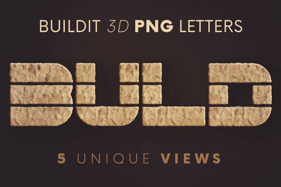 Build It Brick - 3D Lettering