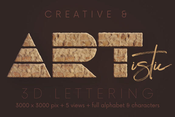 Build It Brick - 3D Lettering