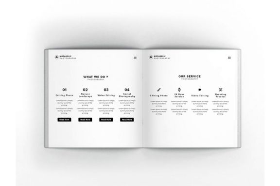 Mozarelic Photography Square Brochure