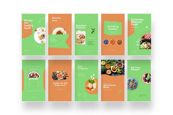 Food Nutrition Facts Instagram Canva