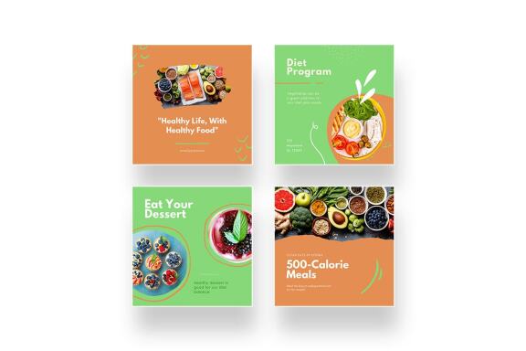 Food Nutrition Facts Instagram Canva