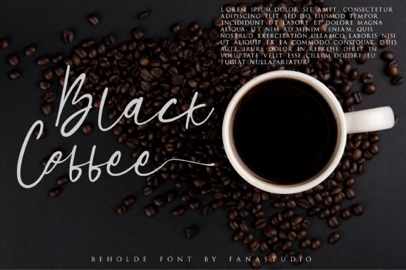 Beholde Signature Font
