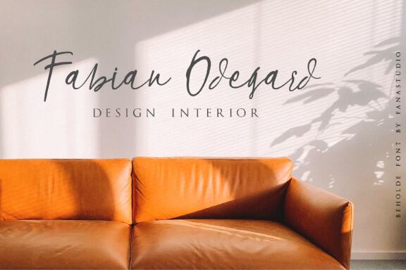 Beholde Signature Font