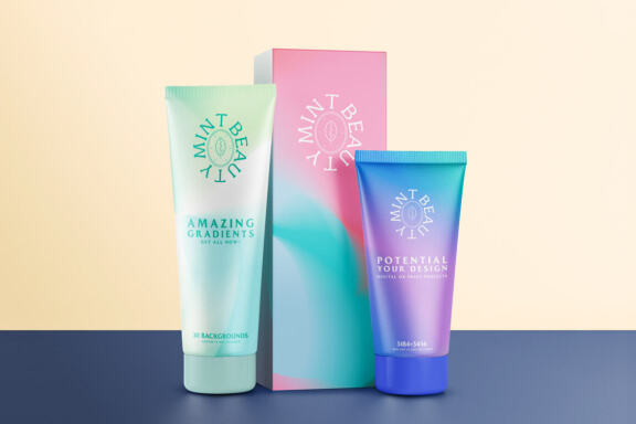 Pastel color gradient collection