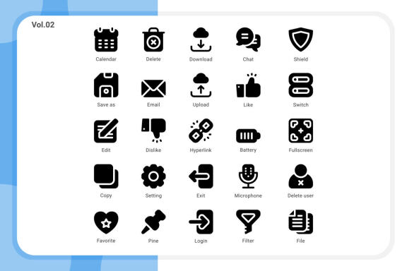 User Interface Icon Pack Vol.02