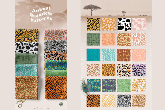 Animal Skin Seamless Patterns