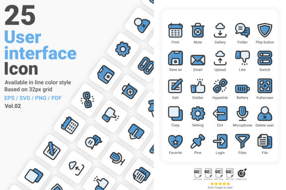 User Interface Icon Pack Vol.02