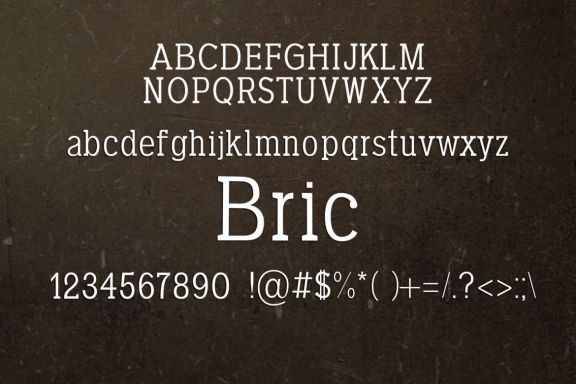 Bric Serif Font
