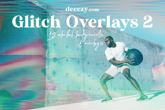 Free Grunge Glitch BG & Overlays 2