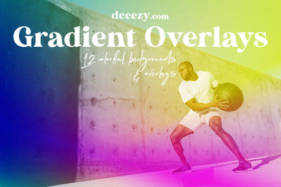 Free Color Gradient BG & Overlays 2