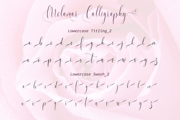 Melamar Calligarphy Script