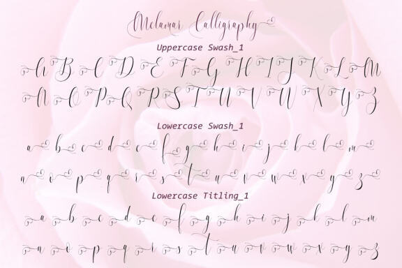 Melamar Calligarphy Script