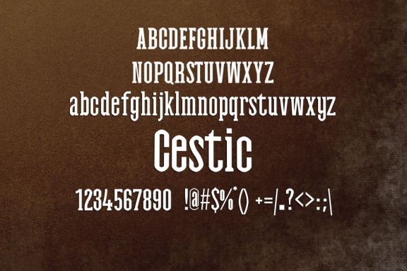 Cestic Serif Font