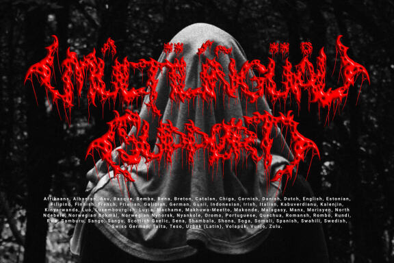 Deadwax - Death Metal Fonts