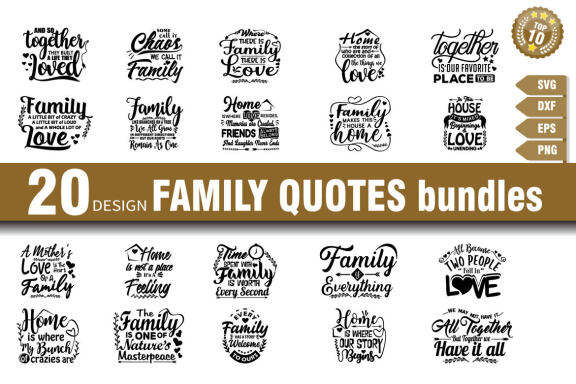 Family Quotes svg bundle