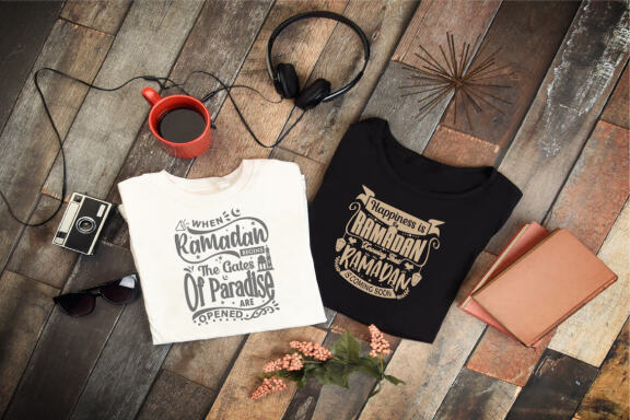 Ramadan Quotes SVG Bundle, Craft Designs Collection Cut File