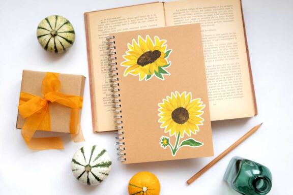 Sunflower Stickers