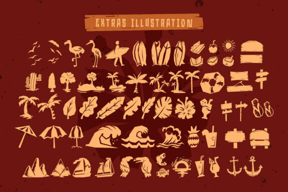 Naluka - Ethnic Font with Extras