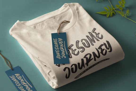 Awesome Journey brush font