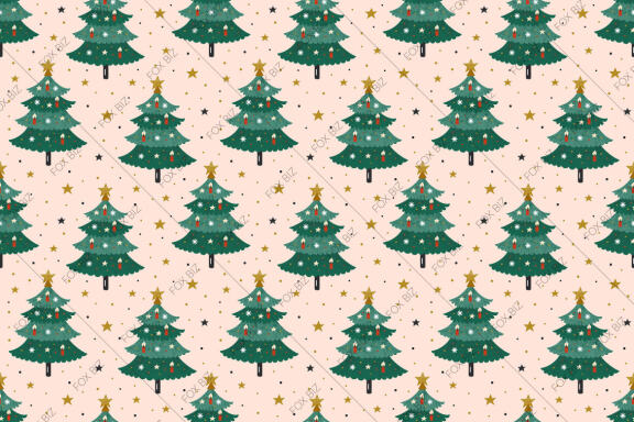 Merry Christmas card, elements, seamless patterns