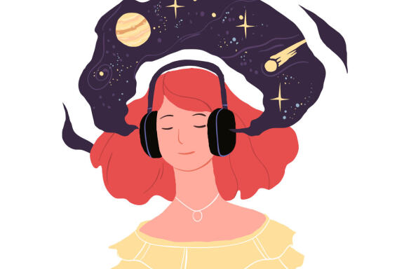 Set vector scenes about psychological characteristics