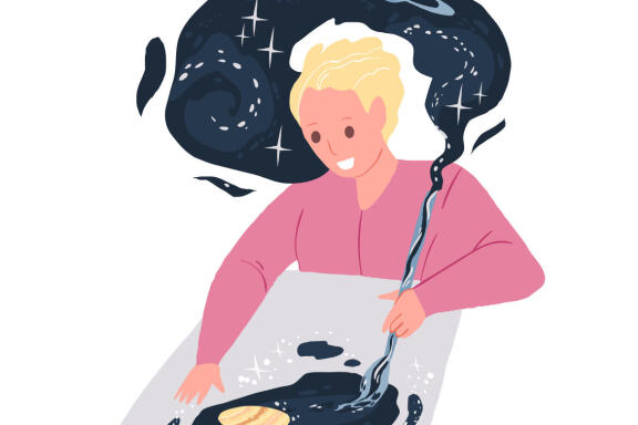 Set vector scenes about psychological characteristics