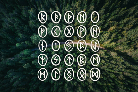Scandinavian magic runes JPEG PNG SVG EPS