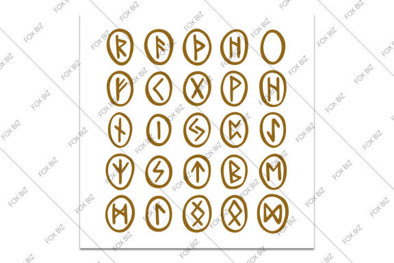 Scandinavian magic runes JPEG PNG SVG EPS