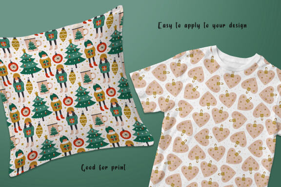 Christmas super amazing pack. Elements and patterns