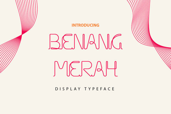 Benang Merah - Display Font