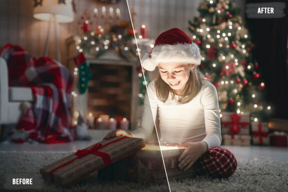 50 Christmas Photoshop Actions