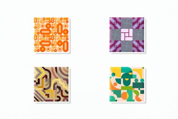 Fourty Geometric Seamless Patterns