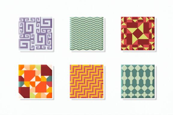 Fourty Geometric Seamless Patterns
