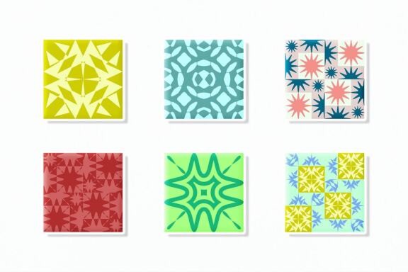 Fourty Geometric Seamless Patterns