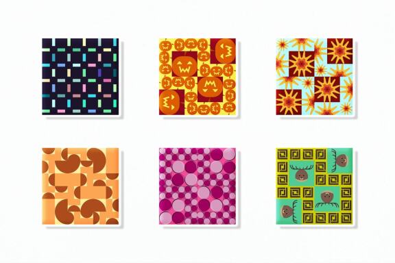 Fourty Geometric Seamless Patterns