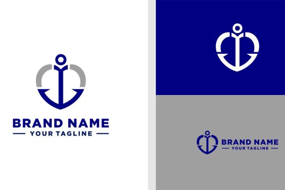 ANCHOR LOVE LOGO NEGATIVE SPACE EDITABLE